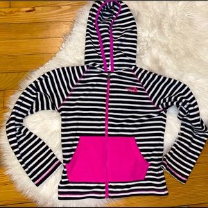 Girls North Face Zip Up Hoodie